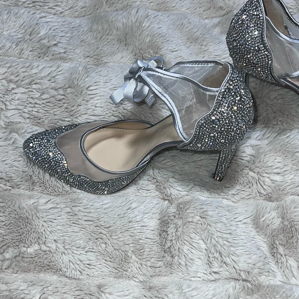 W7.5 Betsey Johnson Rhinestone Stilettos - Picture 5 of 14